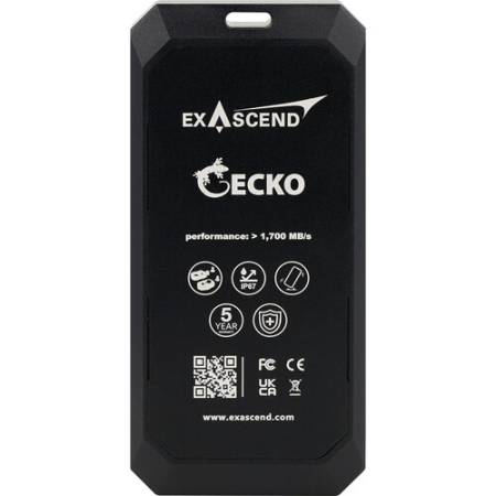 Exascend EXU2M6G08TP0C Gecko - dysk SSD, tył
